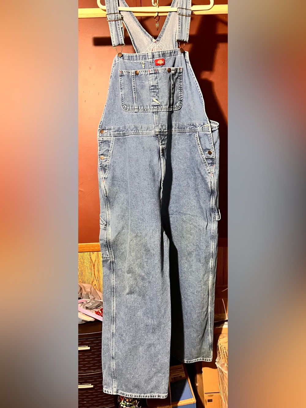 Classic Denim Overalls - Blue